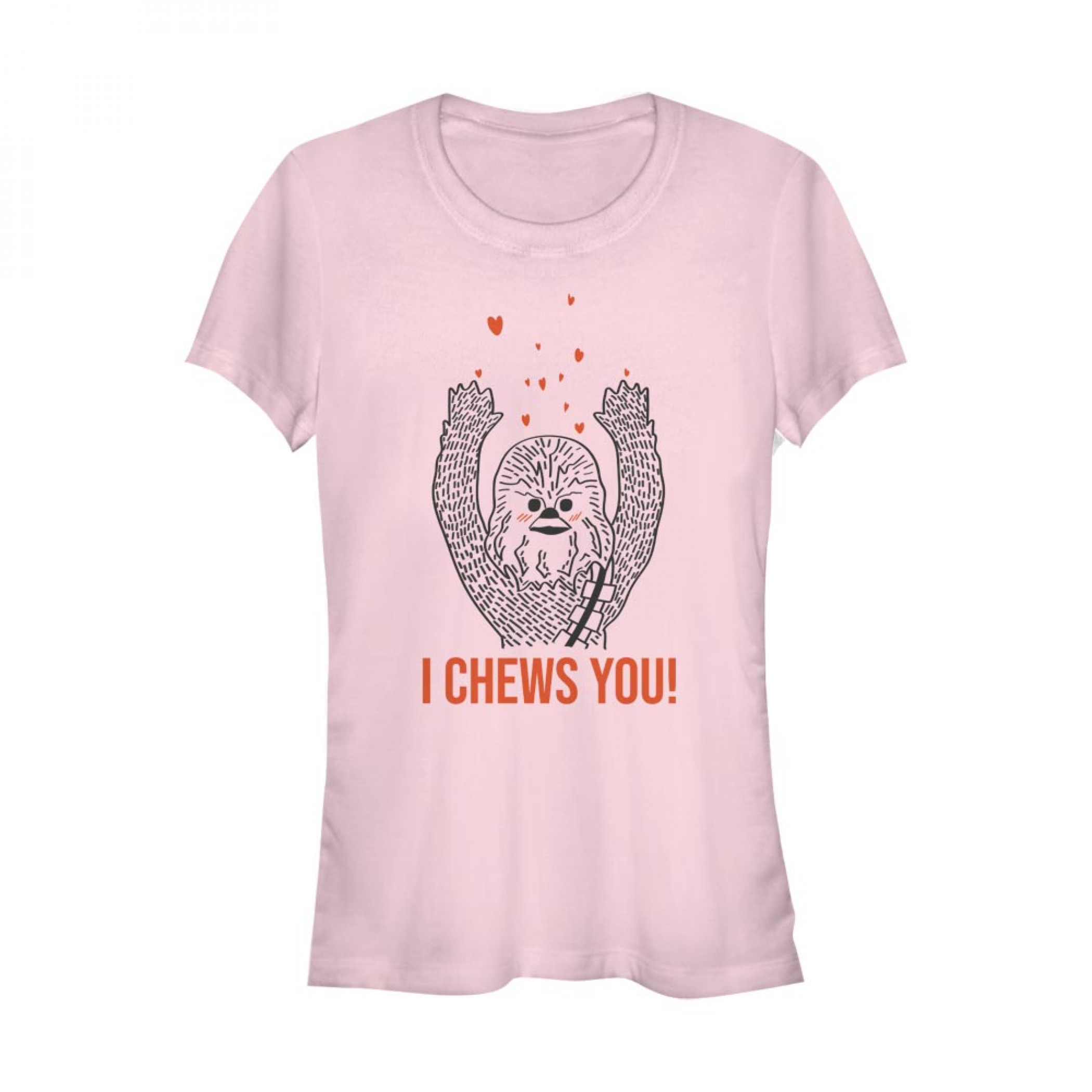 Star Wars I Chews You Women's Pink T-Shirt